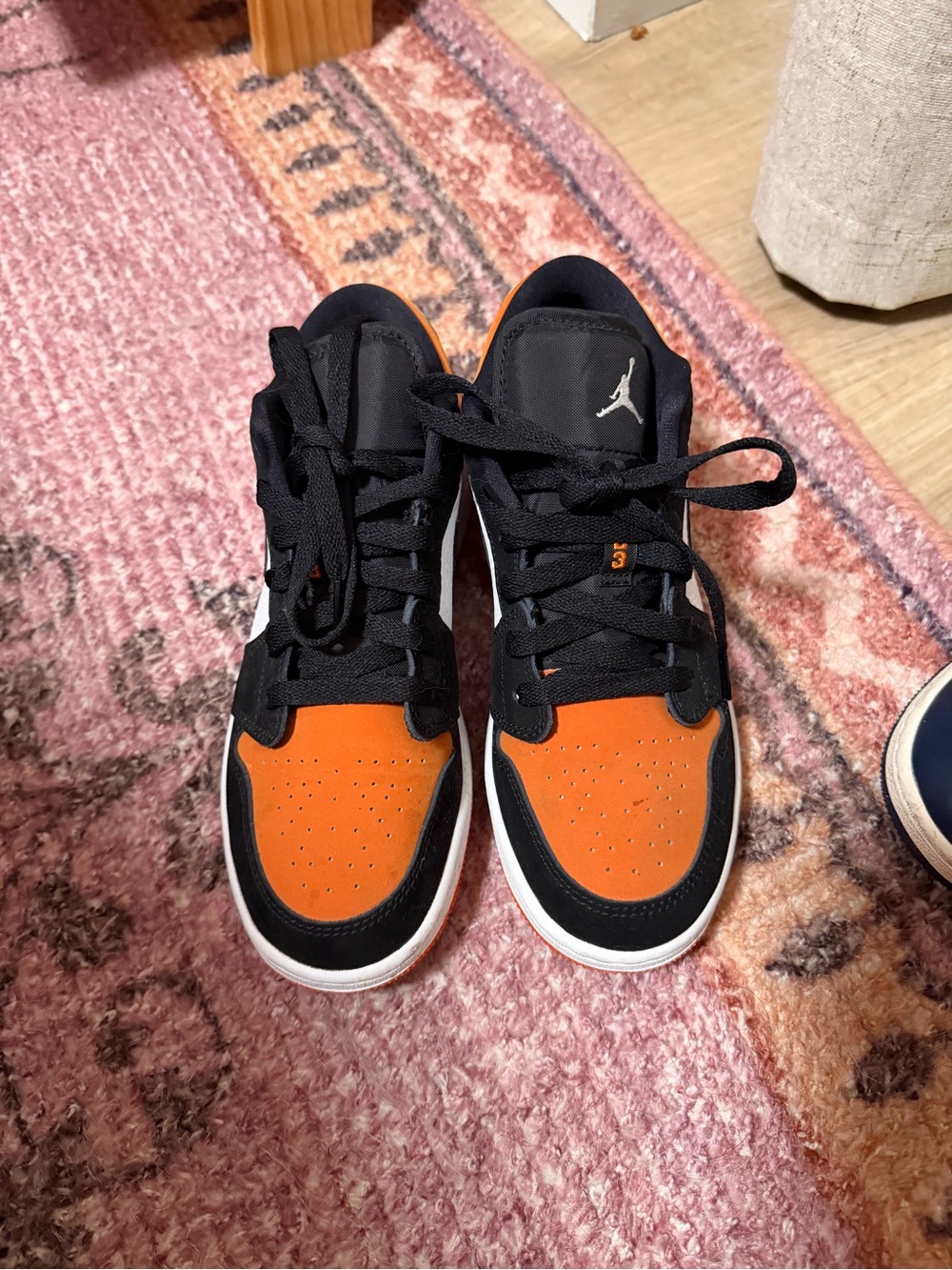 Jordan Sneakers in Black and Orange